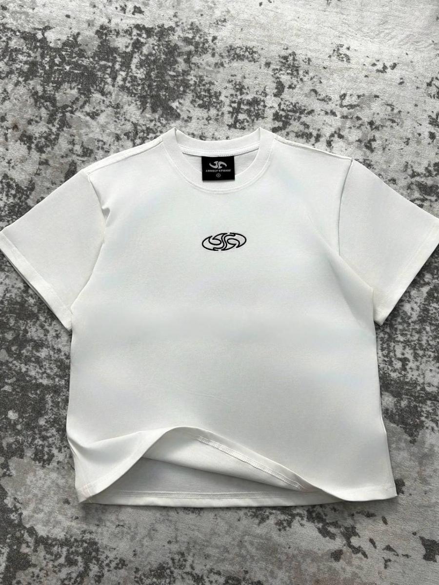 “EVILBABI” White Basic Babytee