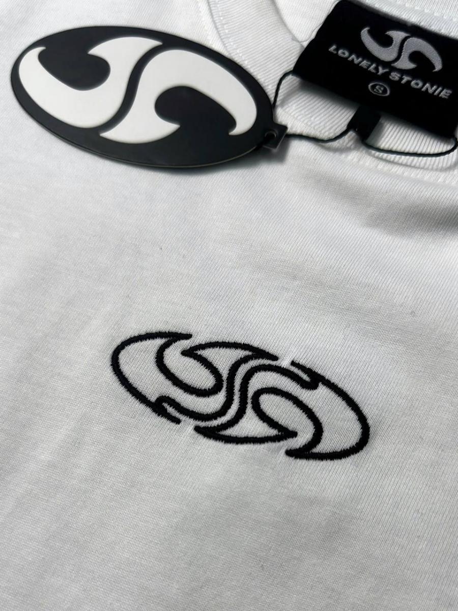 “EVILBABI” White Basic Babytee