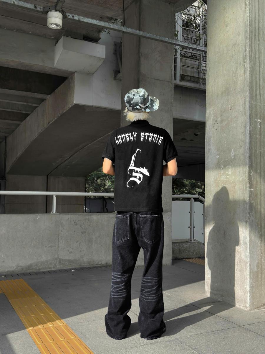 “777” BLACK POLO - 5