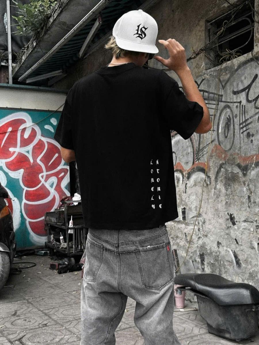 EVILALIVE BASIC BLACK TEE - 5