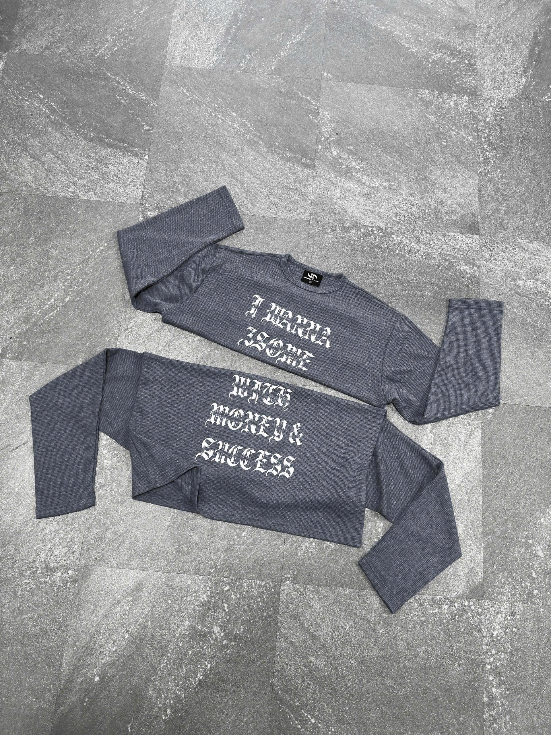 “3SOME” WAFFLE LONG SLEEVE - 2